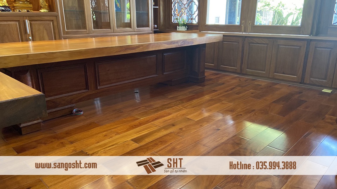 Giá Sàn Gỗ Gõ Đỏ Nam Phi ✓ SHT Giá Kịch Sàn